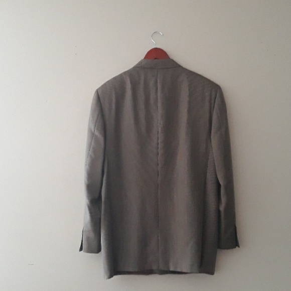 Canali  Pattern Silk Wool Three Button Blazer - Picture 11 of 11